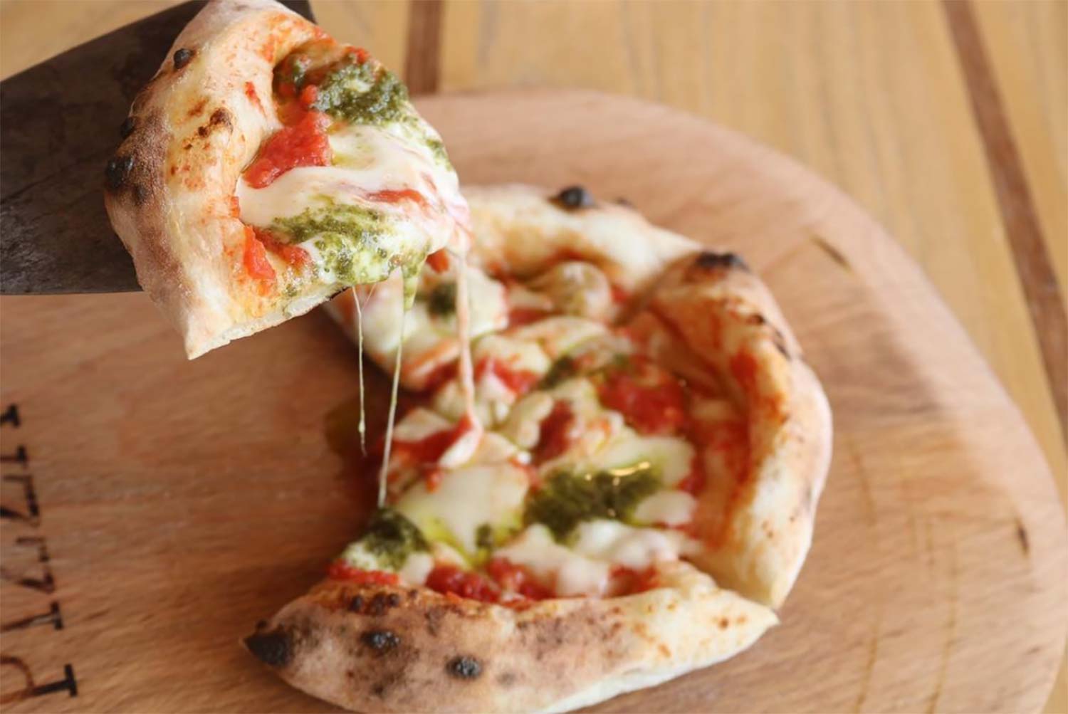 ピザのマルゲリータの美味しさがアップ!