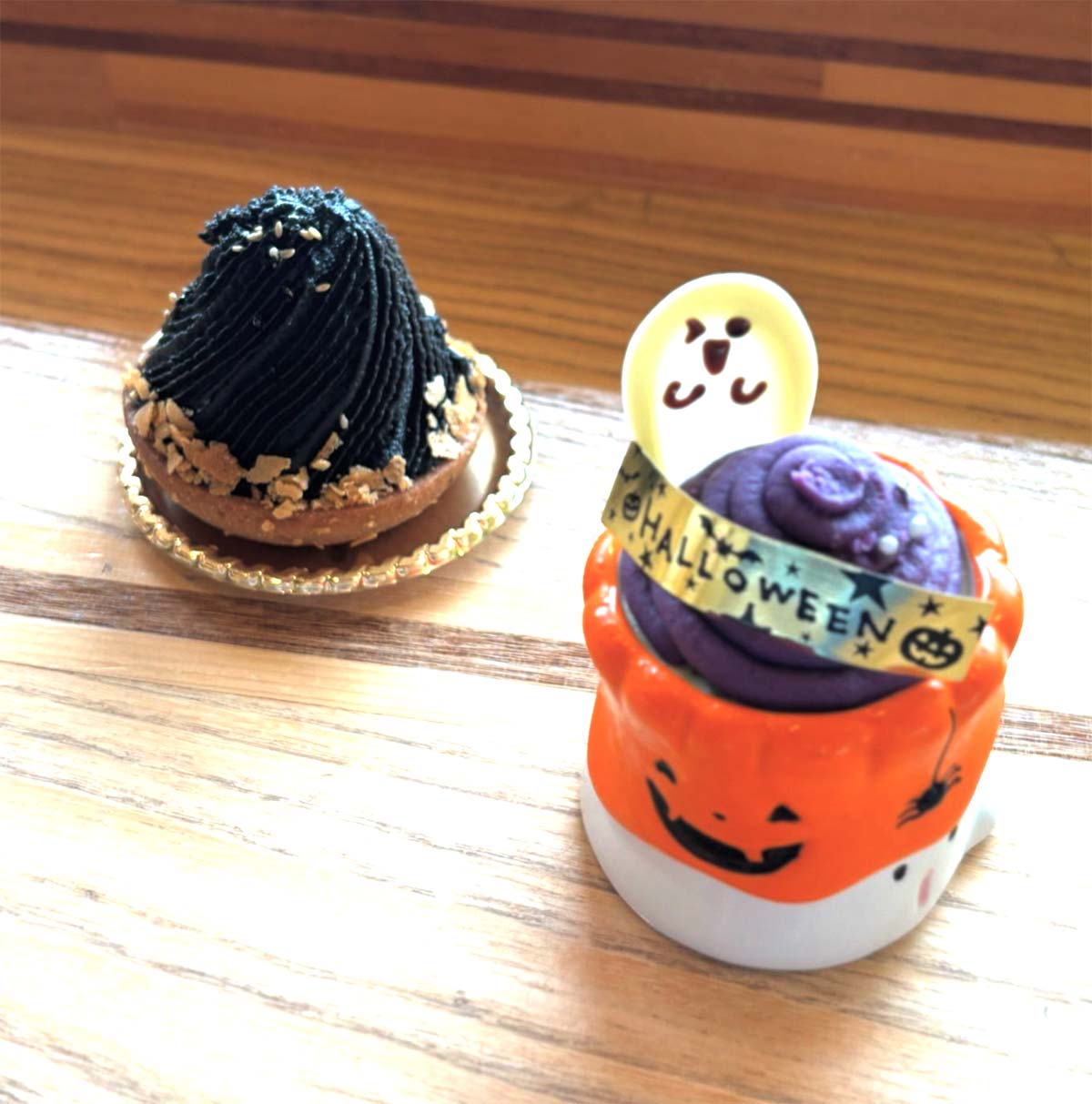 ハロウィン・秋限定のケーキも販売しております