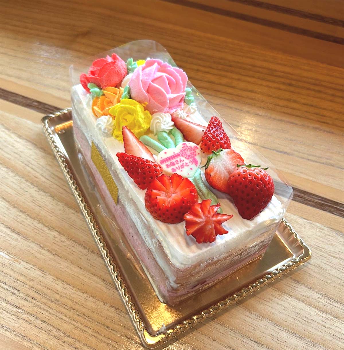花束ケーキ