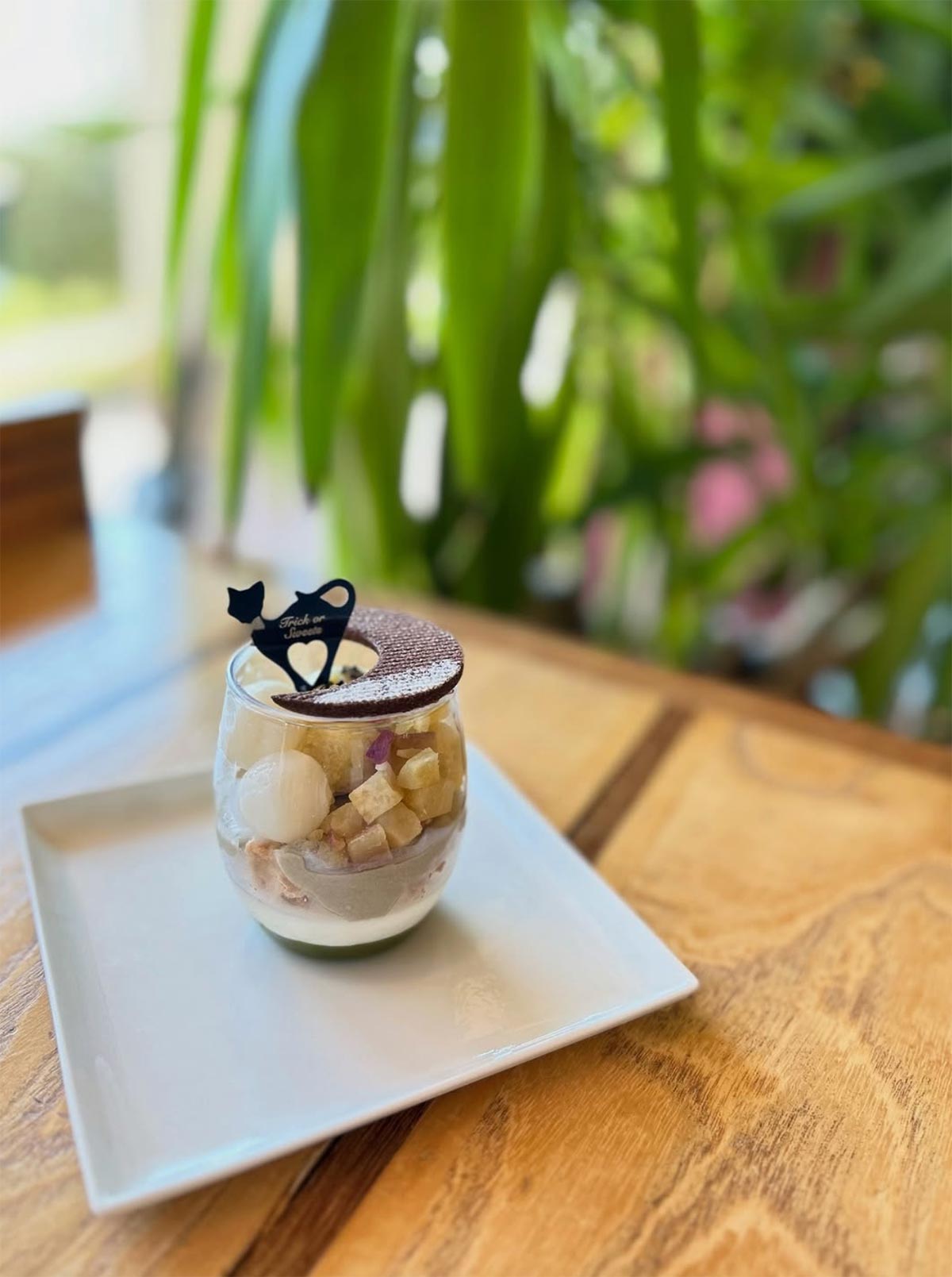 ゆず香るほうじ茶パフェ