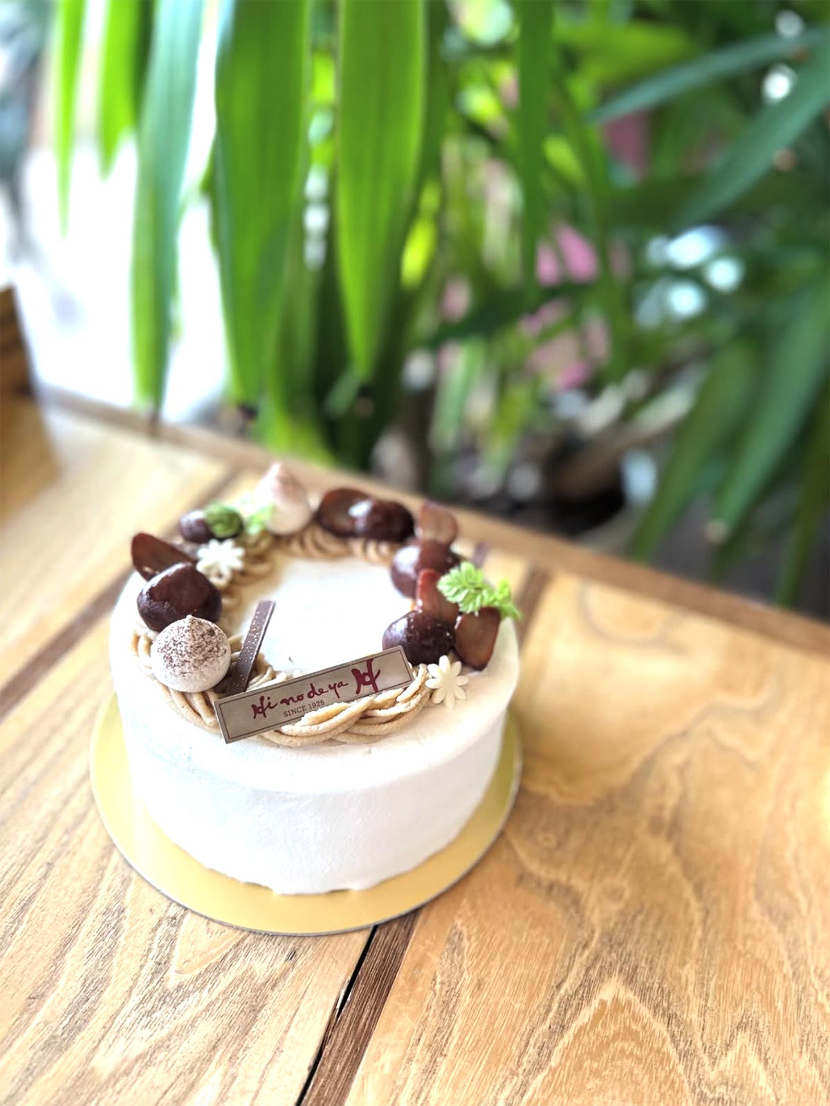 【期間限定】モンブランのデコレーションケーキ